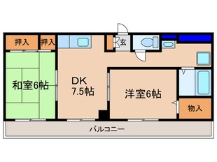 グランディ－ル大津の物件間取画像